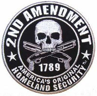 HOME LAND SECURITY 2ND AMENDMENT 4 INCH PATCH
