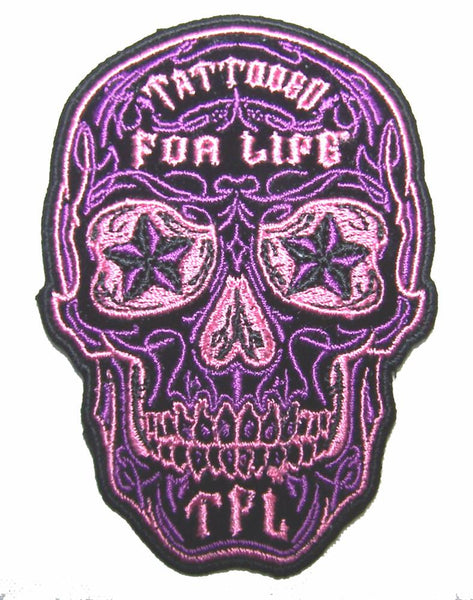 DAY OF THE DEAD LADIES 4 IN EMBROIDERED PATCH