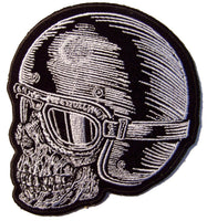LEFT RIDER HEAD SKULL PATCH
