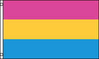 PANSEXUAL RAINBOW PRIDE (3ft X 5ft) FLAG