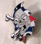 RIPPING AMERICAN SKULL HAT / JACKET PIN