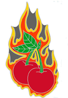 FIRE CHERRIES  / JACKET PIN