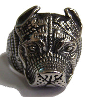 BULLDOG STAINLESS STEEL BIKER RING