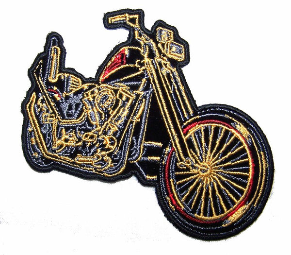KING QUEEN MOTORCYCLE 4 IN EMBROIDERED PATCH
