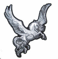 FLYING PEGASUS WITH WINGS 5 IN EMBROIDERED PATCH