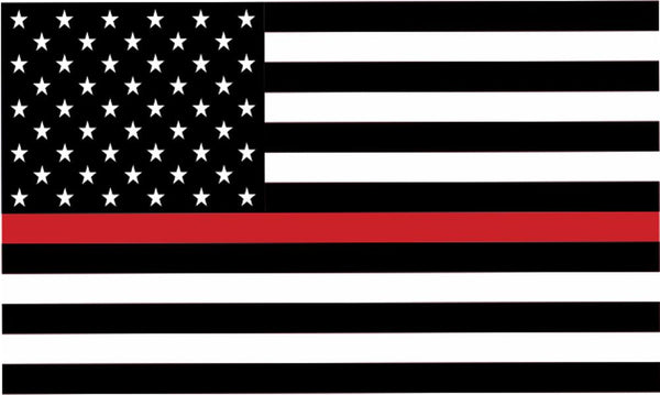 FIRE FIGHTER THIN RED LINE AMERCIAN (3ft X 5ft) FLAG