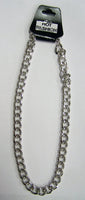 HEAVY MEN'S SILVER METAL LINK CHAIN NECKLACES