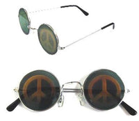 PEACE SIGN HOLOGRAM SUNGLASSES