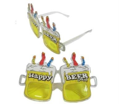 HAPPY BEER DAY PARTY GLASSES