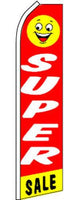 SUPER SWOOPER (15ft) SUPER SALE SMILE FACE FLAG