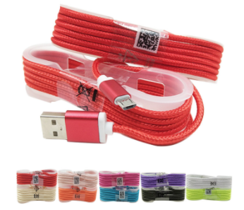 5 FOOT MICRO USB CHARGER ON SPINDLE HOLDER (sold by the piece)
