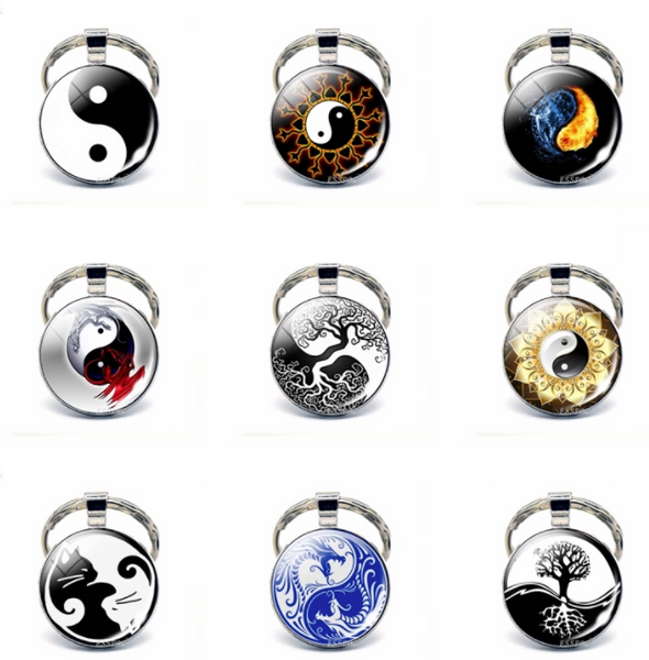 YIN YANG KEYCHAINS *PICK STYLE*