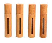 Bamboo Roll On Empty Bottle for Perfume, Essential oils scents  (sold by piece