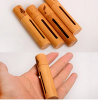 Bamboo Roll On Empty Bottle for Perfume, Essential oils scents  (sold by piece