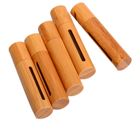 Bamboo Roll On Empty Bottle for Perfume, Essential oils scents  (sold by piece