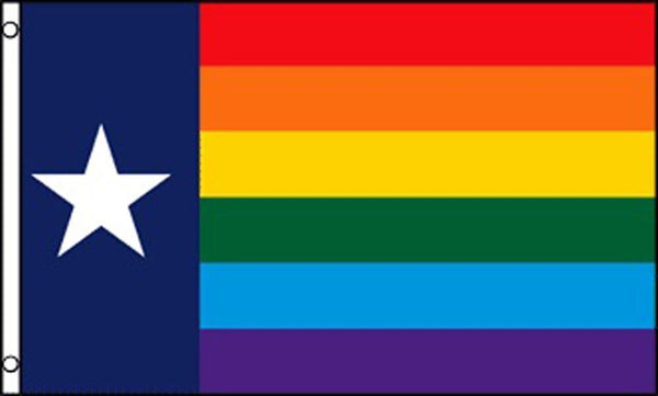 TEXAS STATE RAINBOW (3ft X 5ft) FLAG