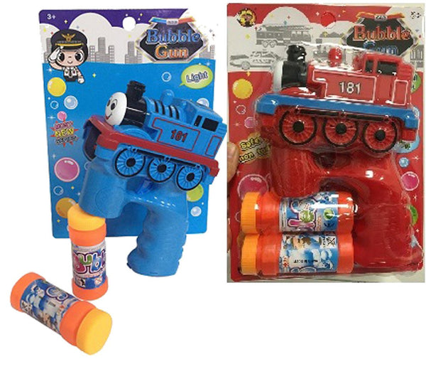 TRAIN ENGINE BUBBLE GUN WITH SOUND