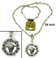 HEAVY BLING BLING VIKING SCULL NECKLACES