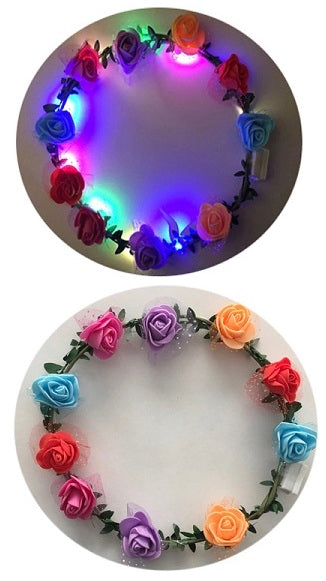 LIGHT UP FLOWER CROWNS