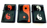 YIN YANG FLIP TOP OIL LIGHTER (Sold by the piece or  dozen)