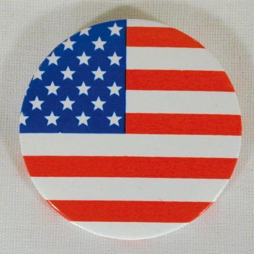 AMERICAN FLAG ROUND BUTTONS