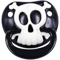 BLACK PIRATE SKULL BILLY BOB TODDLER PACIFIER
