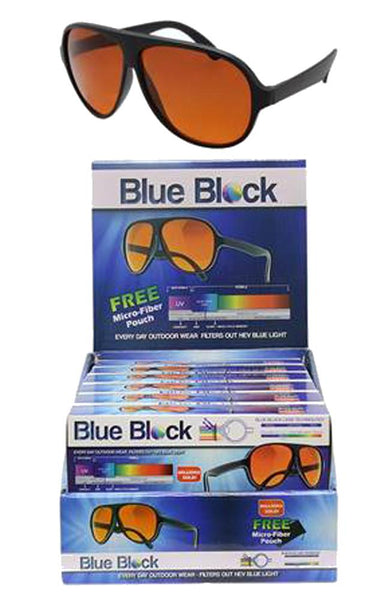 HIGH QUALITY BLUE BLOCKER SUNGLASSES WITH FREE MICRO FIBER POUCH