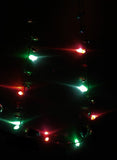 Light Up Christmas Holiday LED Light Bulb Flashing 30" Necklace (sold by piece or dozen)