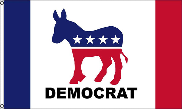 DEMOCRAT POLITICAL PARTY DONKEY (3ft X 5ft) FLAG