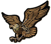 EAGLE IN FLIGHT 5 INCH EMBROIDERED PATCH