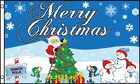 SANTA CHRISTMAS TREE NORTH POLE (3ft X 5ft) FLAG