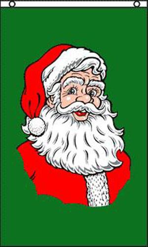 VERTICAL SANTA FACE (3ft X 5ft) FLAG