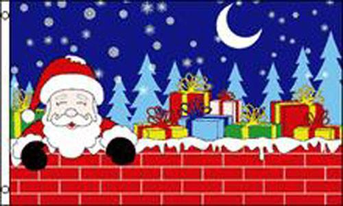 SANTA CLAUS CHRISTMAS EVE (3ft X 5ft) FLAG