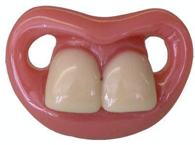 TWO FRONT TEETH  BILLY BOB TODDLER PACIFIER