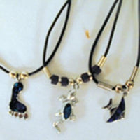 ASSORTED PAUA SHELLL NECKLACES
