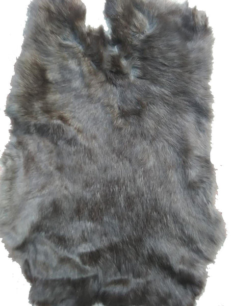 GREY NATURAL RABBIT SKIN PELT
