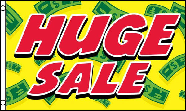 HUGE SALE MONEY (3ft X 5ft) FLAG