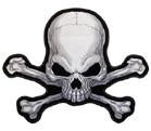 JUMBO BACK PATCH SKULL X BONES