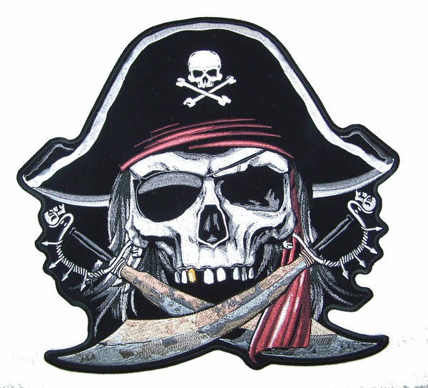JUMBO PIRATE WITH GOLD TOOTH PATCH 11 INCH