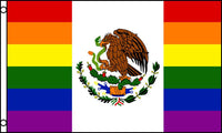 MEXICO RAINBOW (3ft X 5ft) FLAG