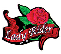 LADY RIDER ROSES PATCH