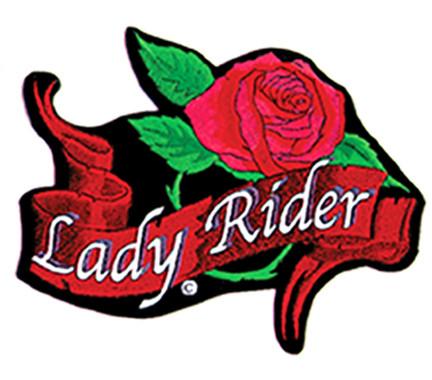 LADY RIDER ROSES PATCH