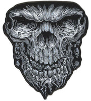 REAPER SKULL FACE 6 INCH PATCH
