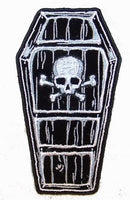 COFFIN SKULL X BONE PATCH