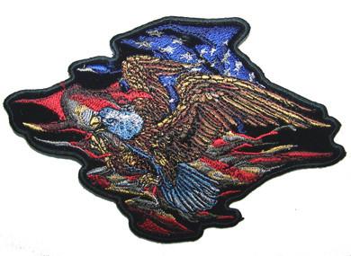 AMERICAN FLYING EAGLE EMBROIDERED PATCH