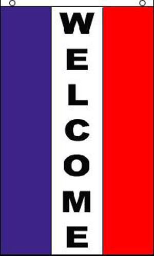VERTICAL WELCOME (3ft X 5ft) FLAG