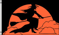 FLYING HALLOWEEN WITCH (3ft X 5ft) FLAG
